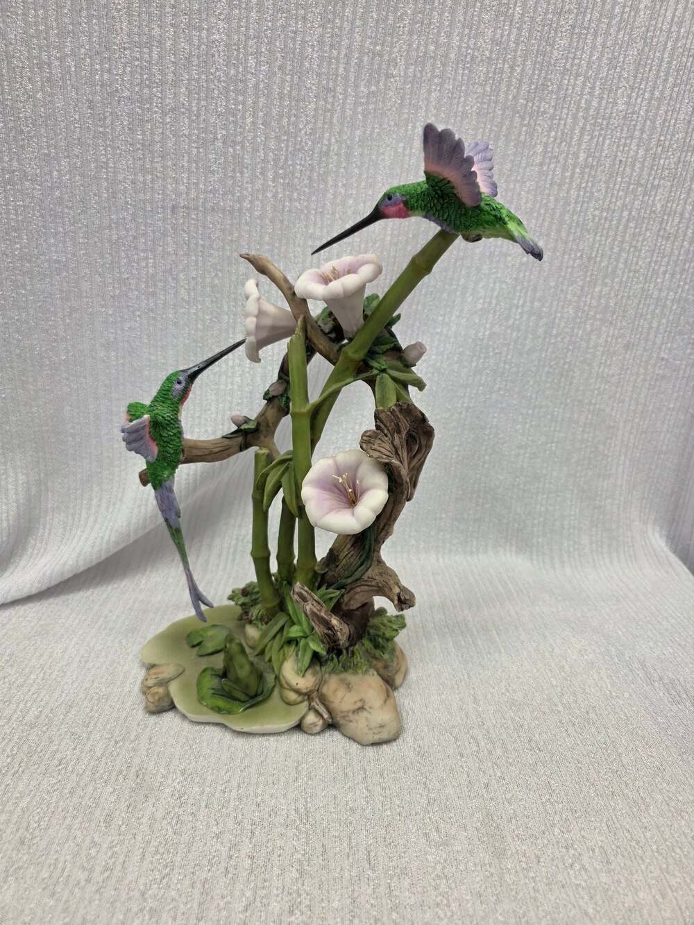 Heritage House FOREVER Limited Edition Hummingbirds and Morning Glories Figurine